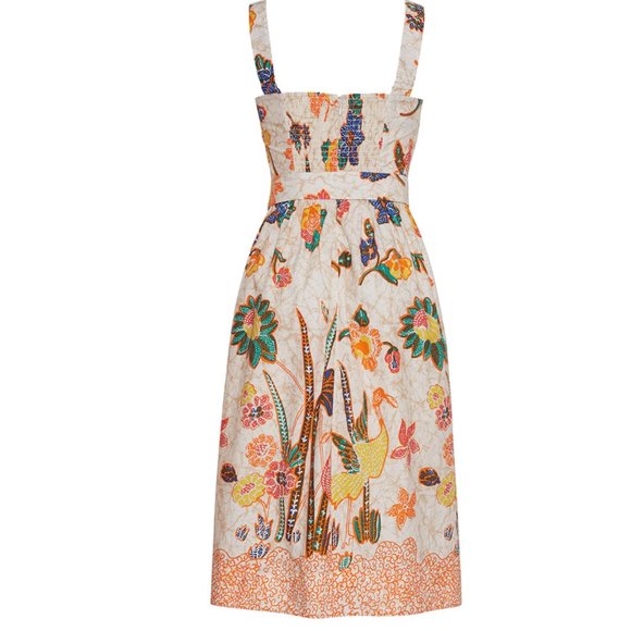 Cara Cara Candace Dress - Turtledove Dodo Bird Border - Picture 12 of 12